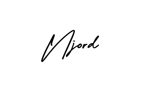 Design your own signature with our free online signature maker. With this signature software, you can create a handwritten (AmerikaSignatureDemo-Regular) signature for name Njord. Njord signature style 3 images and pictures png