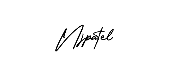 Also You can easily find your signature by using the search form. We will create Njpatel name handwritten signature images for you free of cost using AmerikaSignatureDemo-Regular sign style. Njpatel signature style 3 images and pictures png
