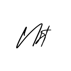 Create a beautiful signature design for name Njt. With this signature (AmerikaSignatureDemo-Regular) fonts, you can make a handwritten signature for free. Njt signature style 3 images and pictures png