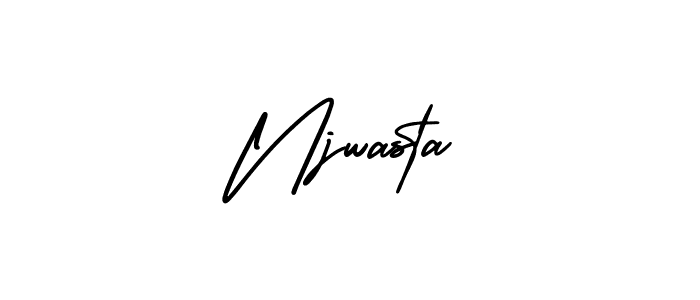 Best and Professional Signature Style for Njwasta. AmerikaSignatureDemo-Regular Best Signature Style Collection. Njwasta signature style 3 images and pictures png