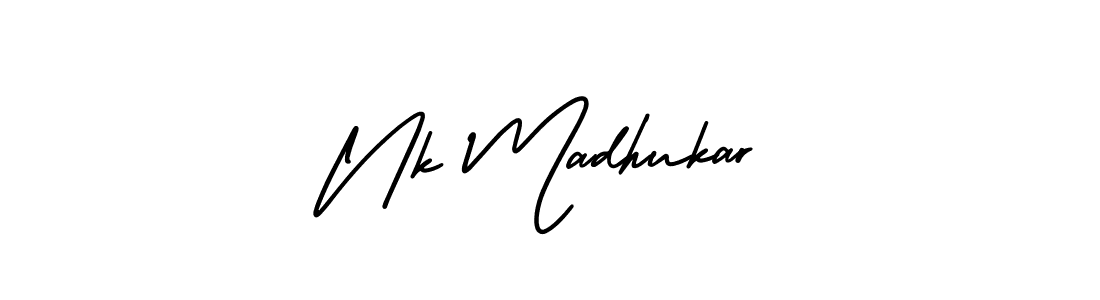 How to Draw Nk Madhukar signature style? AmerikaSignatureDemo-Regular is a latest design signature styles for name Nk Madhukar. Nk Madhukar signature style 3 images and pictures png