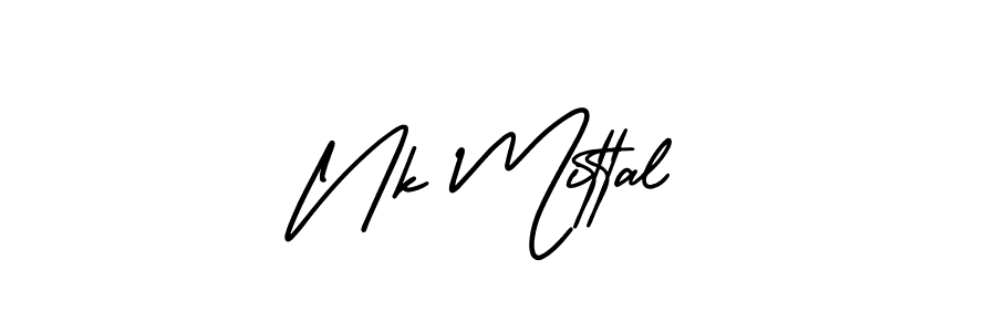 Use a signature maker to create a handwritten signature online. With this signature software, you can design (AmerikaSignatureDemo-Regular) your own signature for name Nk Mittal. Nk Mittal signature style 3 images and pictures png