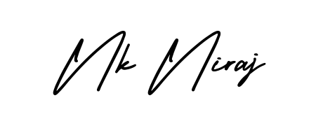 Transform the name Nk Niraj into a signature masterpiece using AmerikaSignatureDemo-Regular font. Ideal for photographers, artists, and creators looking for watermarks. Nk Niraj signature style 3 images and pictures png