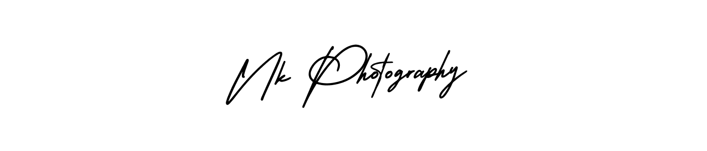 Make a beautiful signature design for name Nk Photography. With this signature (AmerikaSignatureDemo-Regular) style, you can create a handwritten signature for free. Nk Photography signature style 3 images and pictures png