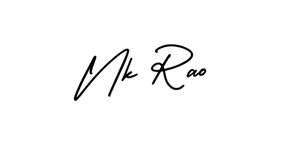How to Draw Nk Rao signature style? AmerikaSignatureDemo-Regular is a latest design signature styles for name Nk Rao. Nk Rao signature style 3 images and pictures png
