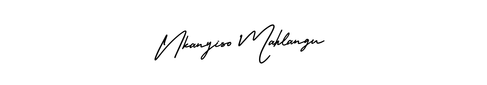 Make a short Nkanyiso Mahlangu signature style. Manage your documents anywhere anytime using AmerikaSignatureDemo-Regular. Create and add eSignatures, submit forms, share and send files easily. Nkanyiso Mahlangu signature style 3 images and pictures png