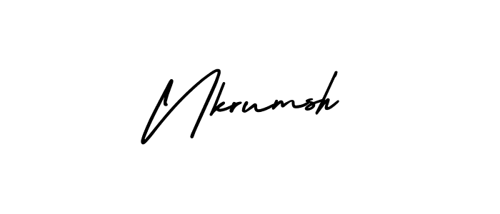 It looks lik you need a new signature style for name Nkrumsh. Design unique handwritten (AmerikaSignatureDemo-Regular) signature with our free signature maker in just a few clicks. Nkrumsh signature style 3 images and pictures png
