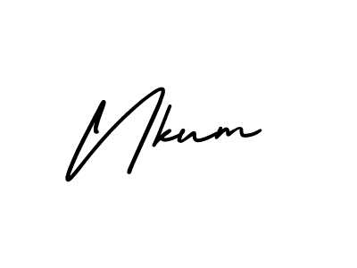 Also You can easily find your signature by using the search form. We will create Nkum name handwritten signature images for you free of cost using AmerikaSignatureDemo-Regular sign style. Nkum signature style 3 images and pictures png