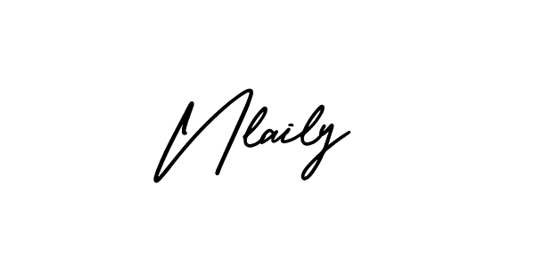 Make a beautiful signature design for name Nlaily. Use this online signature maker to create a handwritten signature for free. Nlaily signature style 3 images and pictures png