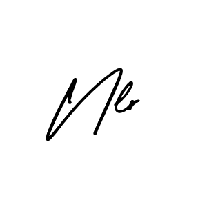 Make a beautiful signature design for name Nlr. With this signature (AmerikaSignatureDemo-Regular) style, you can create a handwritten signature for free. Nlr signature style 3 images and pictures png