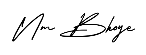 Give your name Nm Bhoye an exquisite flair with the AmerikaSignatureDemo-Regular script font. Ideal for contracts, resumes, and formal letterheads. Nm Bhoye signature style 3 images and pictures png