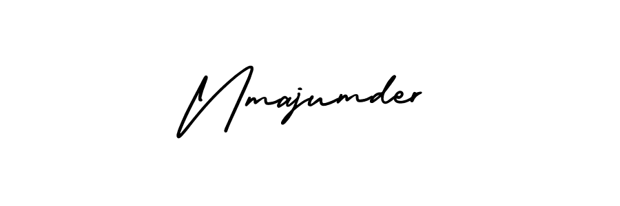 if you are searching for the best signature style for your name Nmajumder. so please give up your signature search. here we have designed multiple signature styles  using AmerikaSignatureDemo-Regular. Nmajumder signature style 3 images and pictures png