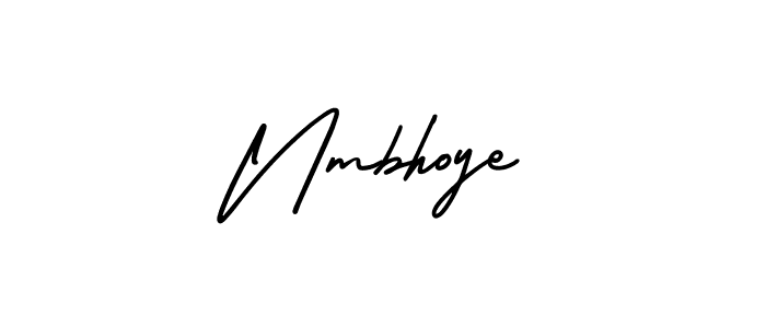 Use a signature maker to create a handwritten signature online. With this signature software, you can design (AmerikaSignatureDemo-Regular) your own signature for name Nmbhoye. Nmbhoye signature style 3 images and pictures png
