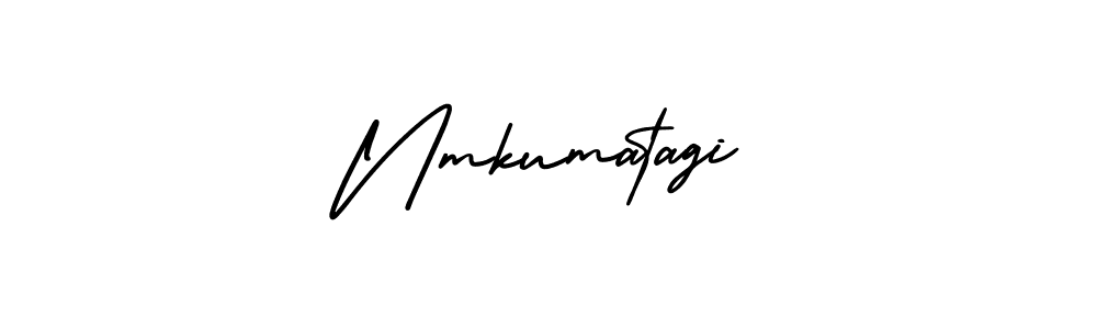 Design your own signature with our free online signature maker. With this signature software, you can create a handwritten (AmerikaSignatureDemo-Regular) signature for name Nmkumatagi. Nmkumatagi signature style 3 images and pictures png