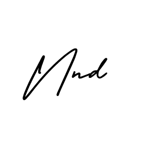 How to Draw Nnd signature style? AmerikaSignatureDemo-Regular is a latest design signature styles for name Nnd. Nnd signature style 3 images and pictures png