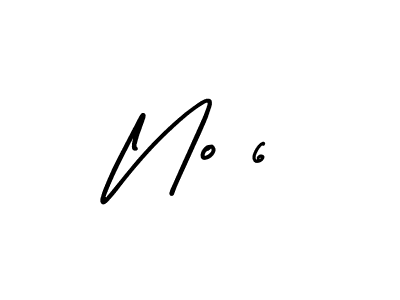 if you are searching for the best signature style for your name No 6. so please give up your signature search. here we have designed multiple signature styles  using AmerikaSignatureDemo-Regular. No 6 signature style 3 images and pictures png