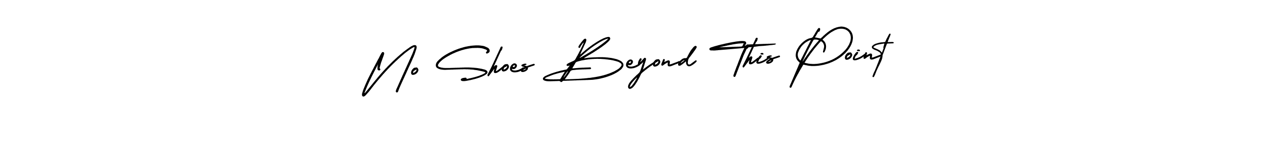 How to make No Shoes Beyond This Point signature? AmerikaSignatureDemo-Regular is a professional autograph style. Create handwritten signature for No Shoes Beyond This Point name. No Shoes Beyond This Point signature style 3 images and pictures png