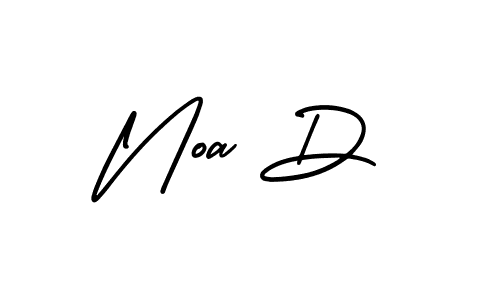 AmerikaSignatureDemo-Regular is a professional signature style that is perfect for those who want to add a touch of class to their signature. It is also a great choice for those who want to make their signature more unique. Get Noa D name to fancy signature for free. Noa D signature style 3 images and pictures png