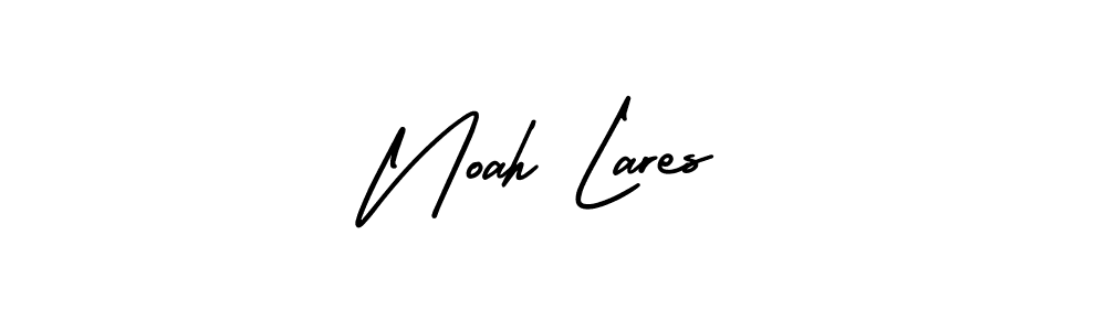 Design your own signature with our free online signature maker. With this signature software, you can create a handwritten (AmerikaSignatureDemo-Regular) signature for name Noah Lares. Noah Lares signature style 3 images and pictures png