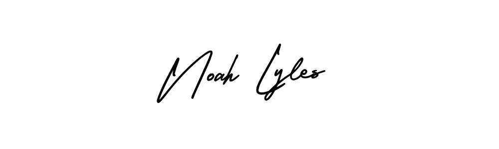 Use a signature maker to create a handwritten signature online. With this signature software, you can design (AmerikaSignatureDemo-Regular) your own signature for name Noah Lyles. Noah Lyles signature style 3 images and pictures png