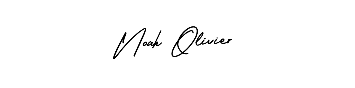 It looks lik you need a new signature style for name Noah Olivier. Design unique handwritten (AmerikaSignatureDemo-Regular) signature with our free signature maker in just a few clicks. Noah Olivier signature style 3 images and pictures png