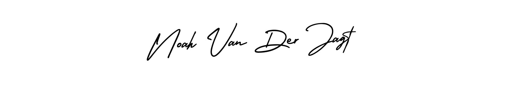 The best way (AmerikaSignatureDemo-Regular) to make a short signature is to pick only two or three words in your name. The name Noah Van Der Jagt include a total of six letters. For converting this name. Noah Van Der Jagt signature style 3 images and pictures png