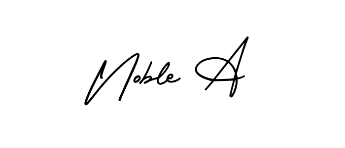 Also You can easily find your signature by using the search form. We will create Noble A name handwritten signature images for you free of cost using AmerikaSignatureDemo-Regular sign style. Noble A signature style 3 images and pictures png