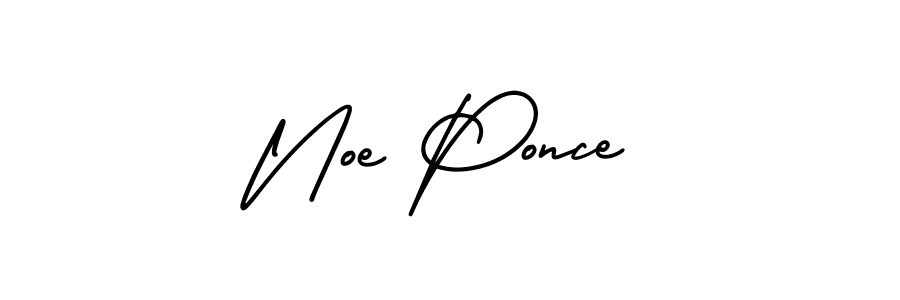 Use a signature maker to create a handwritten signature online. With this signature software, you can design (AmerikaSignatureDemo-Regular) your own signature for name Noe Ponce. Noe Ponce signature style 3 images and pictures png