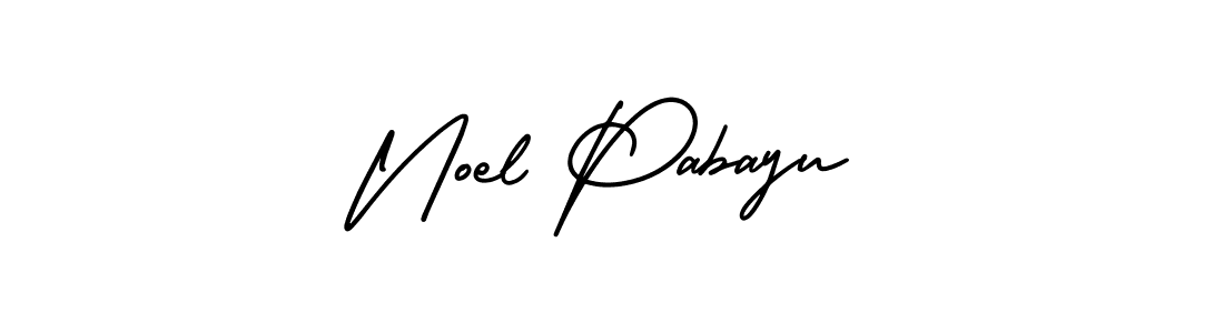 Create a beautiful signature design for name Noel Pabayu. With this signature (AmerikaSignatureDemo-Regular) fonts, you can make a handwritten signature for free. Noel Pabayu signature style 3 images and pictures png