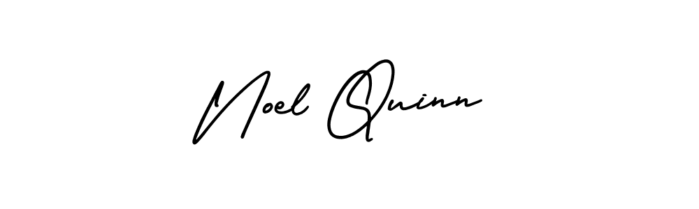 Create a beautiful signature design for name Noel Quinn. With this signature (AmerikaSignatureDemo-Regular) fonts, you can make a handwritten signature for free. Noel Quinn signature style 3 images and pictures png