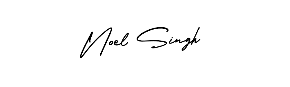 Create a beautiful signature design for name Noel Singh. With this signature (AmerikaSignatureDemo-Regular) fonts, you can make a handwritten signature for free. Noel Singh signature style 3 images and pictures png