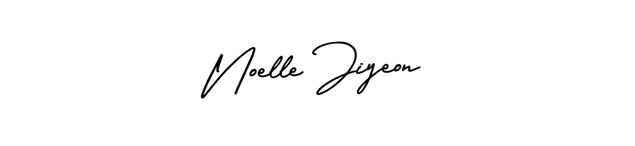 if you are searching for the best signature style for your name Noelle Jiyeon. so please give up your signature search. here we have designed multiple signature styles  using AmerikaSignatureDemo-Regular. Noelle Jiyeon signature style 3 images and pictures png