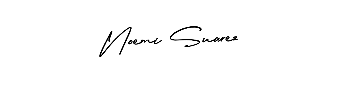 Noemi Suarez stylish signature style. Best Handwritten Sign (AmerikaSignatureDemo-Regular) for my name. Handwritten Signature Collection Ideas for my name Noemi Suarez. Noemi Suarez signature style 3 images and pictures png