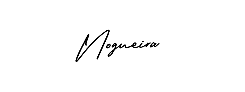 Make a beautiful signature design for name Nogueira. With this signature (AmerikaSignatureDemo-Regular) style, you can create a handwritten signature for free. Nogueira signature style 3 images and pictures png