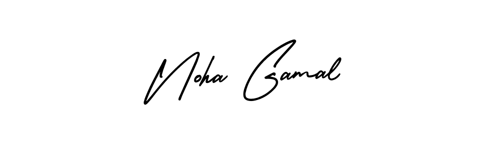 Make a short Noha Gamal signature style. Manage your documents anywhere anytime using AmerikaSignatureDemo-Regular. Create and add eSignatures, submit forms, share and send files easily. Noha Gamal signature style 3 images and pictures png