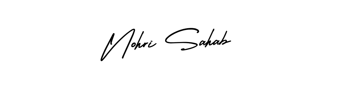 Make a beautiful signature design for name Nohri Sahab. With this signature (AmerikaSignatureDemo-Regular) style, you can create a handwritten signature for free. Nohri Sahab signature style 3 images and pictures png