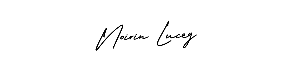 Design your own signature with our free online signature maker. With this signature software, you can create a handwritten (AmerikaSignatureDemo-Regular) signature for name Noirin Lucey. Noirin Lucey signature style 3 images and pictures png