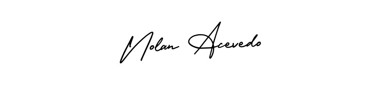Best and Professional Signature Style for Nolan Acevedo. AmerikaSignatureDemo-Regular Best Signature Style Collection. Nolan Acevedo signature style 3 images and pictures png