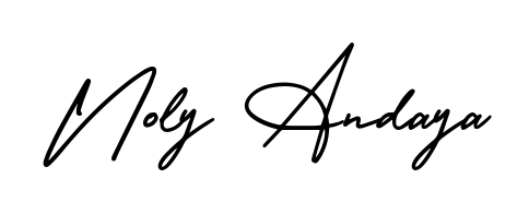 Best and Professional Signature Style for Noly Andaya. AmerikaSignatureDemo-Regular Best Signature Style Collection. Noly Andaya signature style 3 images and pictures png