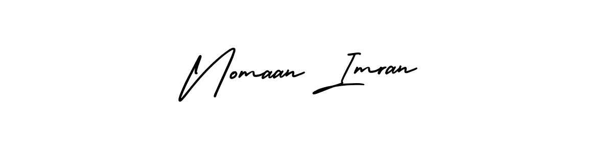 if you are searching for the best signature style for your name Nomaan Imran. so please give up your signature search. here we have designed multiple signature styles  using AmerikaSignatureDemo-Regular. Nomaan Imran signature style 3 images and pictures png