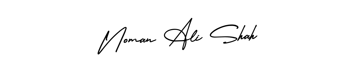 It looks lik you need a new signature style for name Noman Ali Shah. Design unique handwritten (AmerikaSignatureDemo-Regular) signature with our free signature maker in just a few clicks. Noman Ali Shah signature style 3 images and pictures png