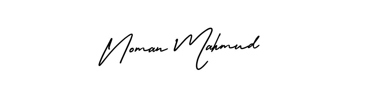 Design your own signature with our free online signature maker. With this signature software, you can create a handwritten (AmerikaSignatureDemo-Regular) signature for name Noman Mahmud. Noman Mahmud signature style 3 images and pictures png