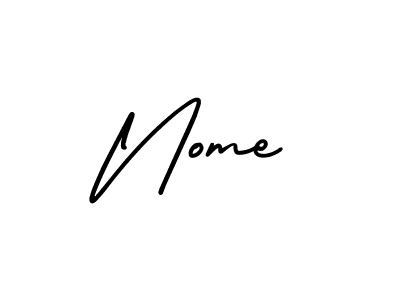 This is the best signature style for the Nome name. Also you like these signature font (AmerikaSignatureDemo-Regular). Mix name signature. Nome signature style 3 images and pictures png