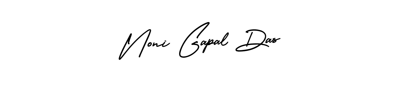 AmerikaSignatureDemo-Regular is a professional signature style that is perfect for those who want to add a touch of class to their signature. It is also a great choice for those who want to make their signature more unique. Get Noni Gapal Das name to fancy signature for free. Noni Gapal Das signature style 3 images and pictures png