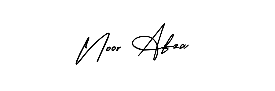 Design your own signature with our free online signature maker. With this signature software, you can create a handwritten (AmerikaSignatureDemo-Regular) signature for name Noor Afza. Noor Afza signature style 3 images and pictures png