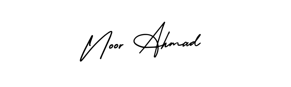 Make a beautiful signature design for name Noor Ahmad. With this signature (AmerikaSignatureDemo-Regular) style, you can create a handwritten signature for free. Noor Ahmad signature style 3 images and pictures png