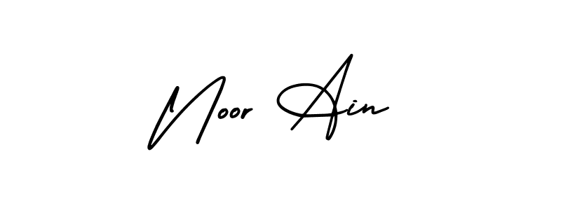 You can use this online signature creator to create a handwritten signature for the name Noor Ain. This is the best online autograph maker. Noor Ain signature style 3 images and pictures png