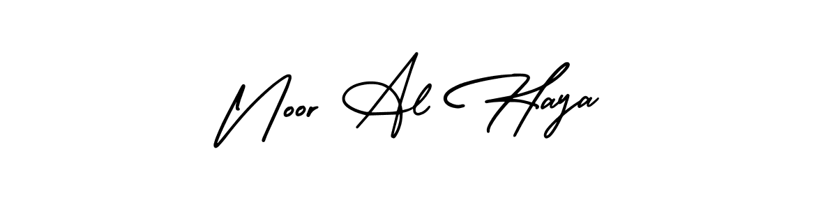 It looks lik you need a new signature style for name Noor Al Haya. Design unique handwritten (AmerikaSignatureDemo-Regular) signature with our free signature maker in just a few clicks. Noor Al Haya signature style 3 images and pictures png