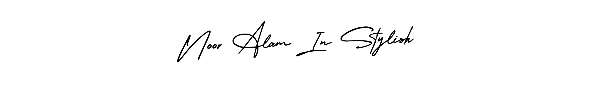 How to make Noor Alam In Stylish name signature. Use AmerikaSignatureDemo-Regular style for creating short signs online. This is the latest handwritten sign. Noor Alam In Stylish signature style 3 images and pictures png