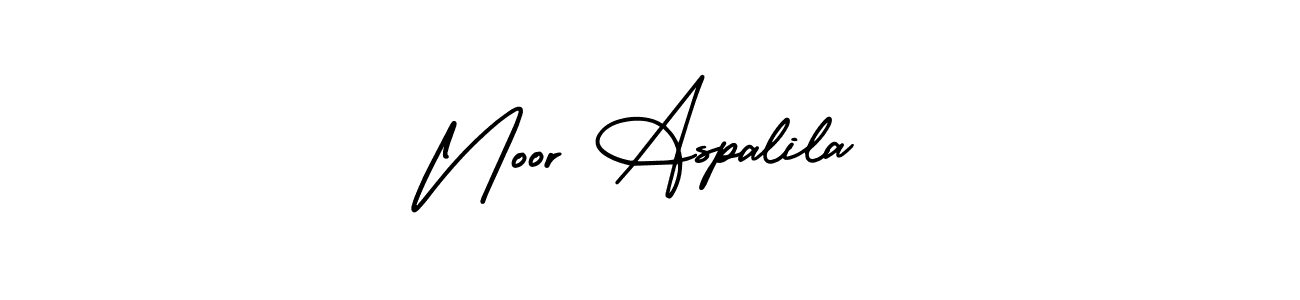 Similarly AmerikaSignatureDemo-Regular is the best handwritten signature design. Signature creator online .You can use it as an online autograph creator for name Noor Aspalila. Noor Aspalila signature style 3 images and pictures png